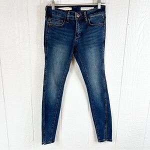 Pilcro and the Letterpress Anthropologie Skinny Denim Blue Jeans Size 26